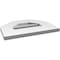 Ekena Millwork Octagonal Top Surface Mount PVC Gable Vent: Functional, w/ 3-1/2"W x 1"P Standard Frame, 16"W x 12"H GVPOT16X1201SF - alternate 2